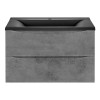 База под раковину Mia 800 подвесная, 2 выкатных ящика soft close, Beton