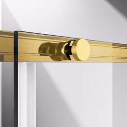 Душевой уголок Slim-N VSR-4SN9012CLG, 1200*900, брашированное золото, стекло прозрачное