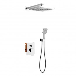 Душевой комплект Next VSFW-1N1CH, встраиваемый, 2 режима, регулятор давления, 25см верх душ, хром