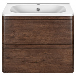 База под раковину Vico 600 подвесная, 2 выкатных ящика soft close, R.Wood