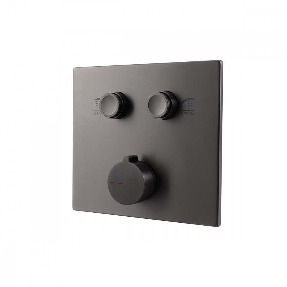 Душевой комплект Inspire VSFW-421I4GM встраиваемый, двухрежимный, вороненая сталь