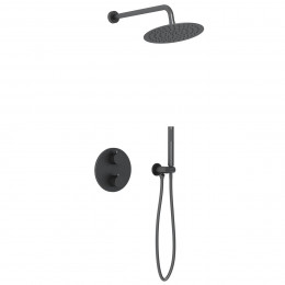 Душевой комплект VSFW-101TMB термостат встраиваемый, 2 режима, черный