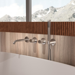 Смеситель для ванны Аура (Aura) VBTW-6AU1CH, встраиваемый, хром