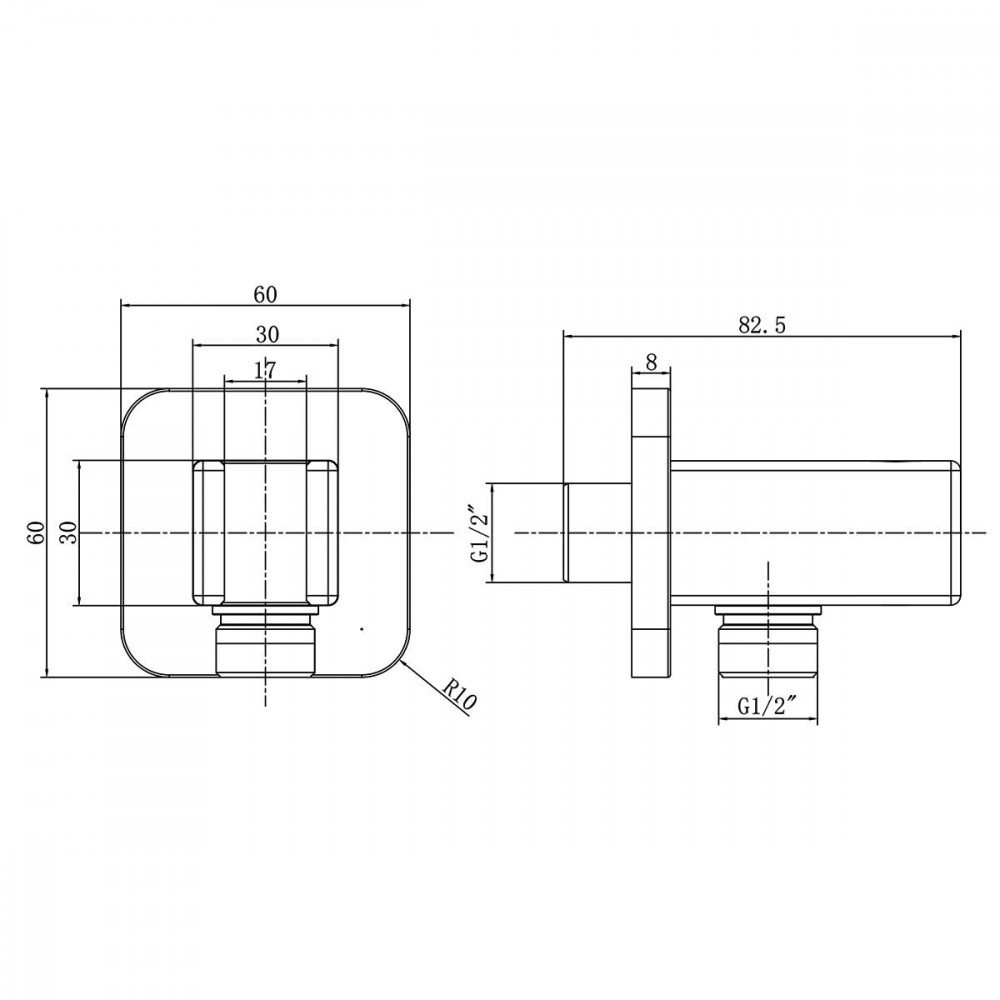 Душевой комплект Inspire VSFW-3I21MT4GM встраиваемый, термостат, двухрежимный, вороненая сталь