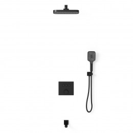 Душевой комплект VSFW-4311MB встраиваемый, трехрежимный, черный