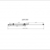 Душевая дверь Como-N VDS-4CN120CGB, 1200, черный, стекло тонированное