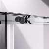 Душевой уголок Slim-N VSS-4SN9010CLBN, 1000*900, брашированный никель, стекло прозрачное