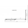 Душевой уголок Slim-N VSR-4SN9014CGB, 1400*900, черный, стекло тонированное