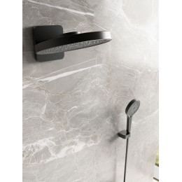 Душевой комплект Futura VSFW-2F12TMB термостатический встраиваемый, 3 режима, черный матовый