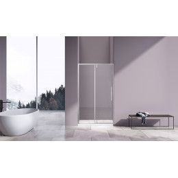 Душевая дверь Slim-N VDP-4SN110CL, хром, стекло прозрачное