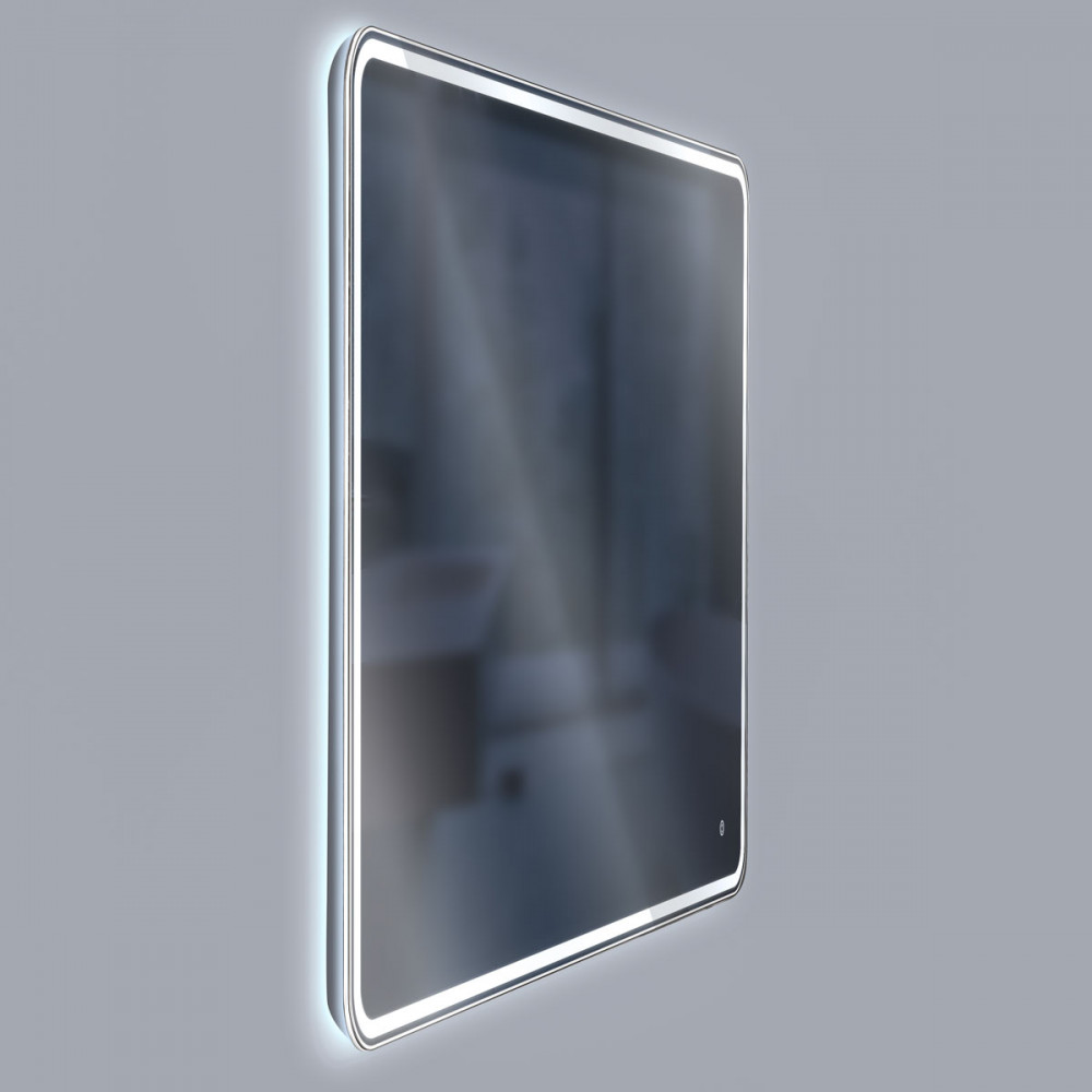 Зеркало LED VLM-3VC900 900х700 c сенсорным выключателем и диммером