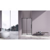 Душевая дверь Slim-N VDP-4SN120CLB, черный матовый, стекло прозрачное