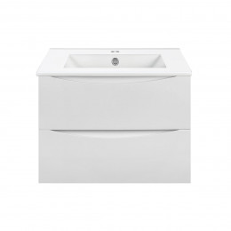 База под керамическую раковину Mia 700 подвесная, 2 выкатных ящика soft close, G.White