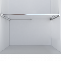 Душевая дверь Lugano VDS-1L120CL-1, 1200, хром, стекло прозрачное