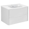 База под раковину Paola 800 подвесная, 2 выкатных ящика soft close, G.White