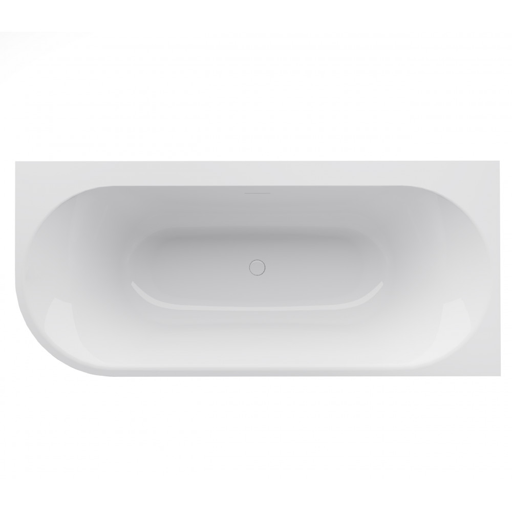 Ванна акриловая Vincea VBT-704-1800-R, 1800*800*585, цвет белый, правая, щелевой перелив, слив белый