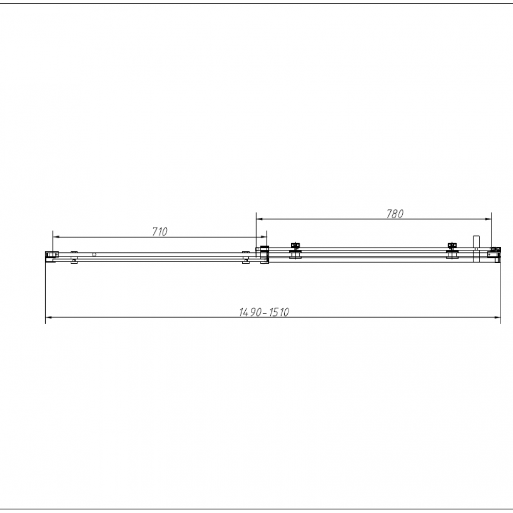 Душевой уголок Como-N VSR-4CN9015CL, 1500*900, хром, стекло прозрачное