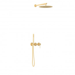 Душевой комплект Groove VSFW-4G01BG4 встраиваемый, 2 режима, 30см верх душ, брашированное золото