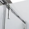 Душевая дверь Lugano VDS-1L120CLB-1, 1200, черный, стекло прозрачное