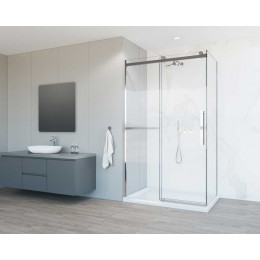 Душевой уголок Como Soft VSR-1CS9012CL, 1200*900, хром, стекло прозрачное