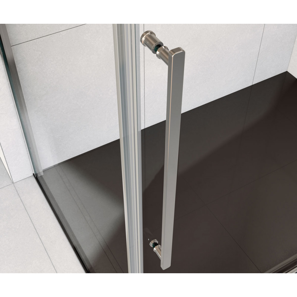 Душевой уголок Arno VSR-1A8012CL, 1200*800, хром, стекло прозрачное