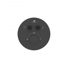 Встраиваемый смеситель для душа VSCV-322T-MMB двухфункциональный, термостатический, черный