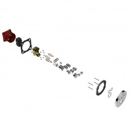 Встраиваемый смеситель для душа VSCV-322T-MCH двухфункциональный, термостатический, хром