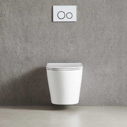 Унитаз подвесной Piatti VT1-11T Tornado, цвет белый, ультратонкое soft-close сиденье