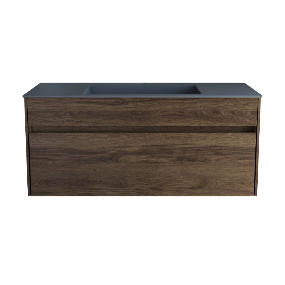 База под раковину Chiara 1000 подвесная, 1 выкатной ящик soft-close, C.Oak