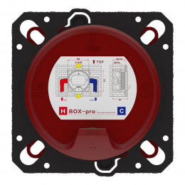 Встраиваемый смеситель для душа VSCV-321TMB двухфункциональный, термостатический, черный