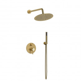 Душевой комплект Desire VSFW-1D1BG встраиваемый, 2 режима, 25см S304 верх душ, брашированное золото