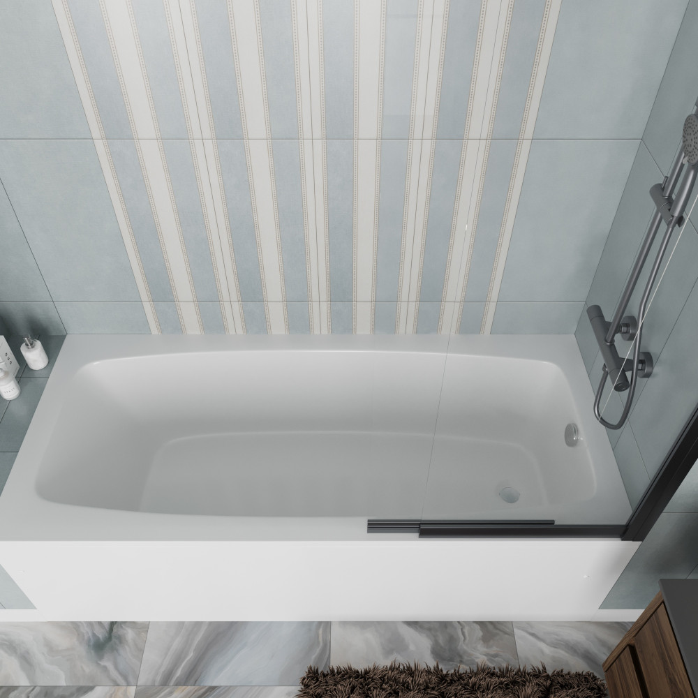 Ванна акриловая Vincea VBT-2S180-LG с ножками 1800*800*430, пристенная, цвет белый