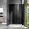 Душевая дверь Lugano VDS-1L120CGB-1, черный, стекло тонированное