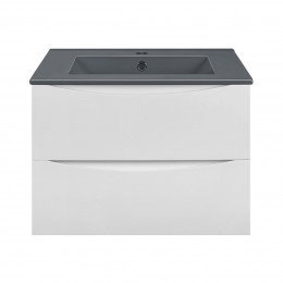База под керамическую раковину Mia 600 подвесная, 2 выкатных ящика soft close, G.White