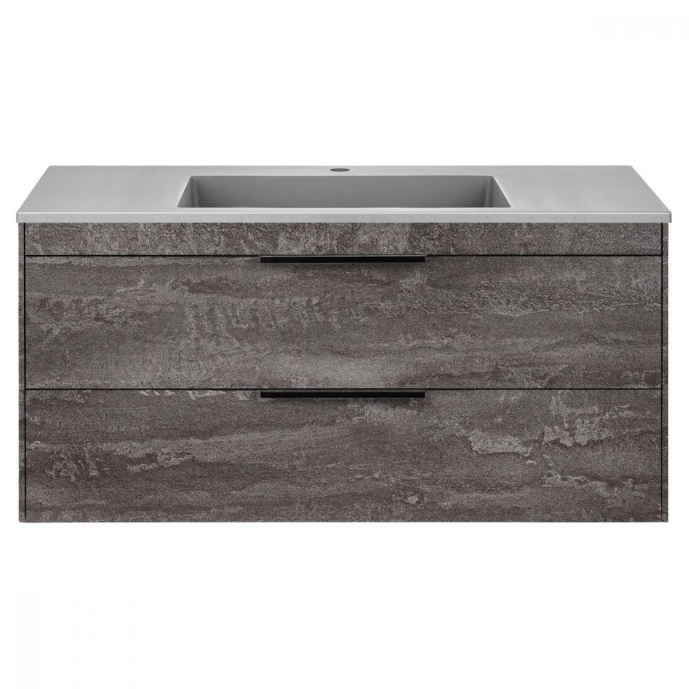 База под раковину Chiara 2D 1000 подвесная, 2 выкатных ящика soft-close, G.Stone