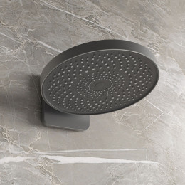 Душевой комплект Futura VSFW-2F12TGM термостатический встраиваемый, 3 режима, вороненая сталь