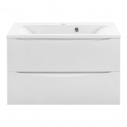 База под раковину Mia 800 подвесная, 2 выкатных ящика soft close, G.White