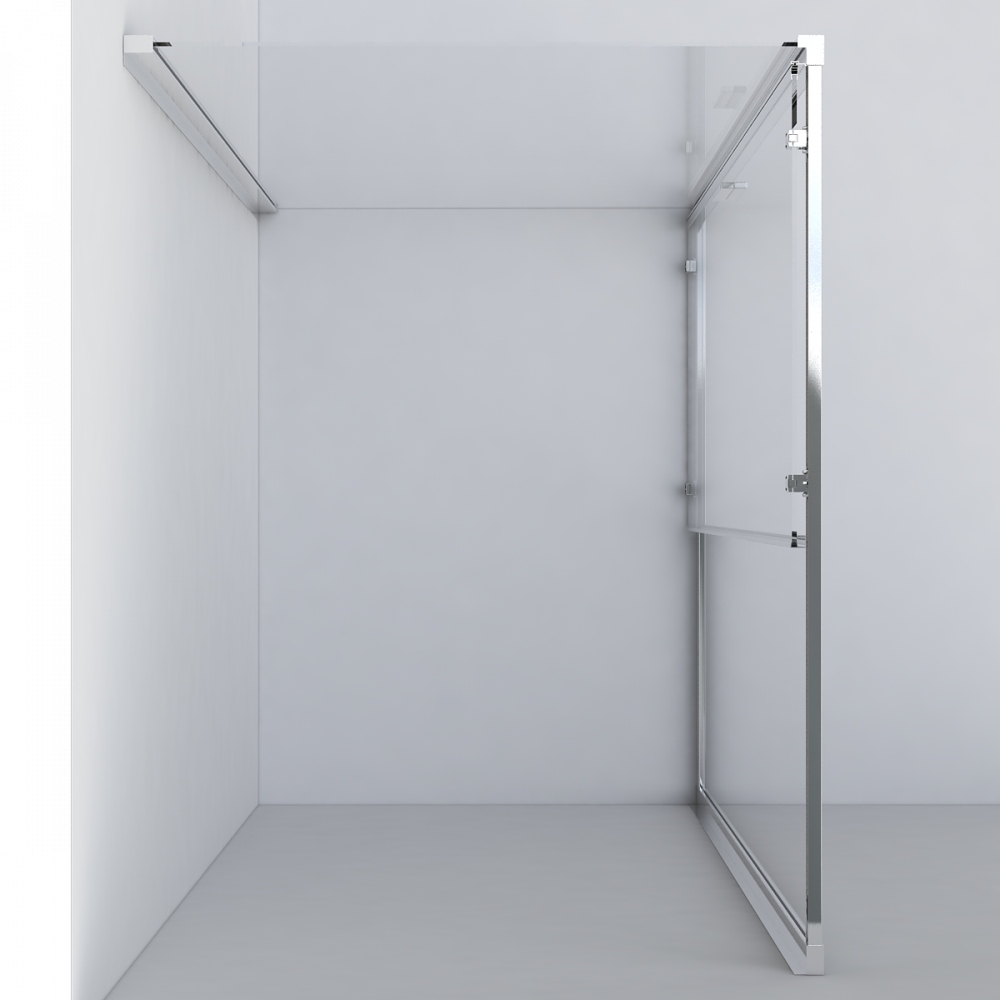 Душевой уголок Garda VSR-1G1015CLG, 1500*1000, брашированное золото, стекло прозрачное