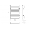 Полотенцесушитель электрический Vincea VTD-1LBE 50x80, черный, таймер