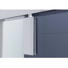 Душевой уголок Penta VSP-3P100CLGM, 1000*1000, вороненая сталь, стекло прозрачное