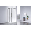 Душевой уголок Slim-N VSS-4SN8010CLGM, 1000*800, вороненая сталь, стекло прозрачное