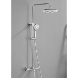 Душевая стойка Desire VSFS-1D0TCH термостатическая без излива, 25см верх душ, хром