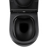 Унитаз подвесной Evo VT1-34MB безободковый, цвет матовый черный, ультратонкое soft-close сиденье