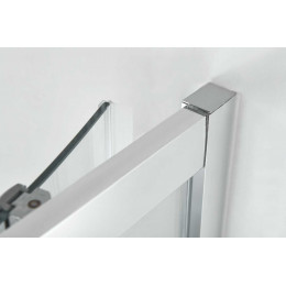 Душевой уголок Alpha VSQ-3AL800CL, 800*800, хром, стекло прозрачное