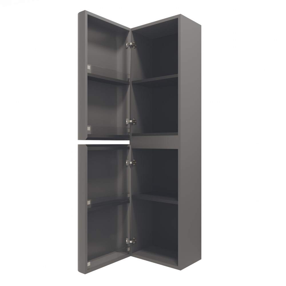 Шкаф Caprise VSC-4CA150MG-L подвесной, левый, 1500*404*350, серый матовый