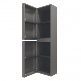 Шкаф Caprise VSC-4CA150MG-L подвесной, левый, 1500*404*350, серый матовый