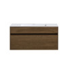 База под раковину Chiara 1000 подвесная, 1 выкатной ящик soft-close, T.Oak