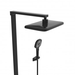 Душевая стойка Inspire VSFS-3I13TMB термостатическая с изливом, черный