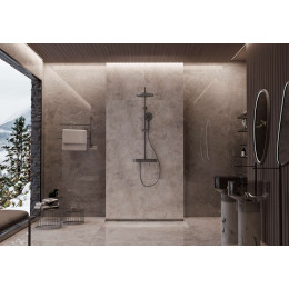 Душевая стойка VSFS-402GM, вороненая сталь