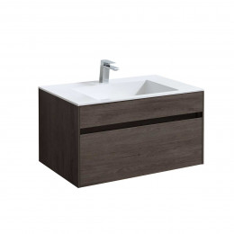 База под раковину Chiara 800 подвесная, 1 выкатной ящик soft-close, R.Oak